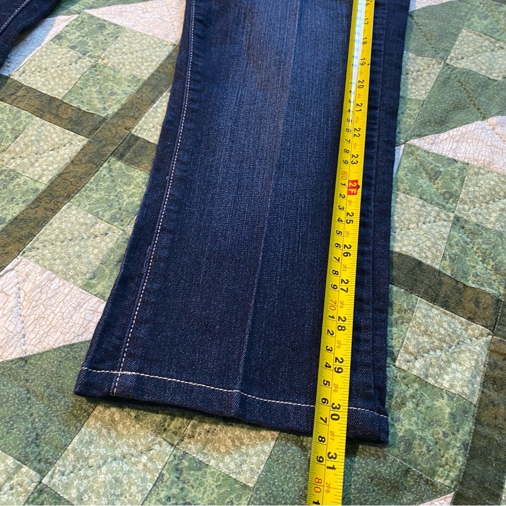 Paige Hidden Hills Straight Denim Cropped Capri Size 26 - Picture 12 of 12